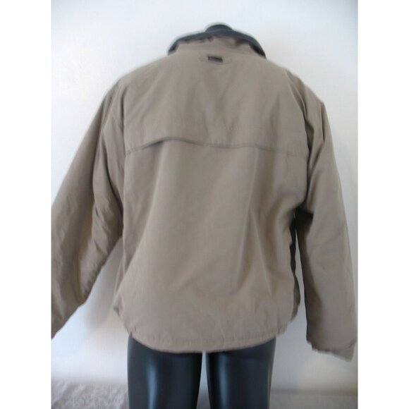 MENS Columbia Khaki Jacket Coat, Size L,  go by measurement - Picture 9 of 11